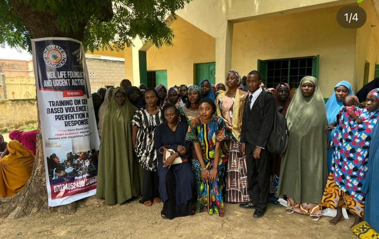 GBV prevention training session at Kano IDP camp