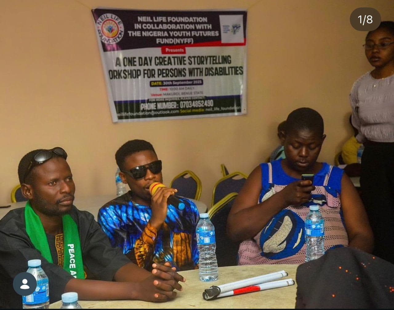 Participants in storytelling session
